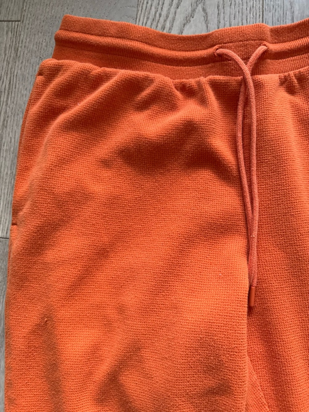 Sunday Best Aritzia Women's Orange Waffle Joggers in size M - Picture 2 of 11